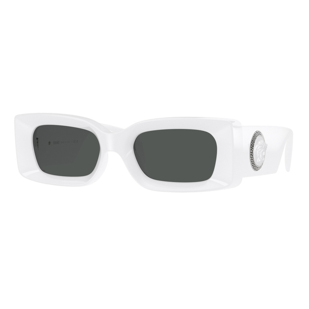 NWT Versace VE4474U White Rectangle 52mm Sunglasses - Picture 2 of 5